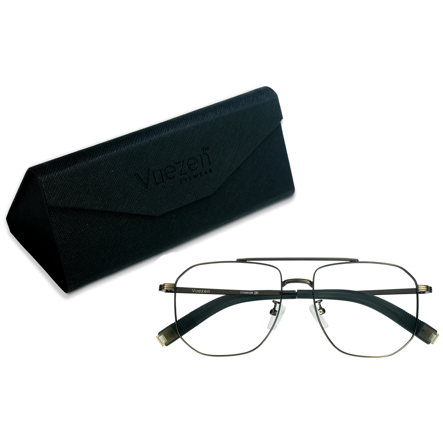Vuezen Tigrado – Titanium Computer Glasses | Bold. Sleek. Strong.