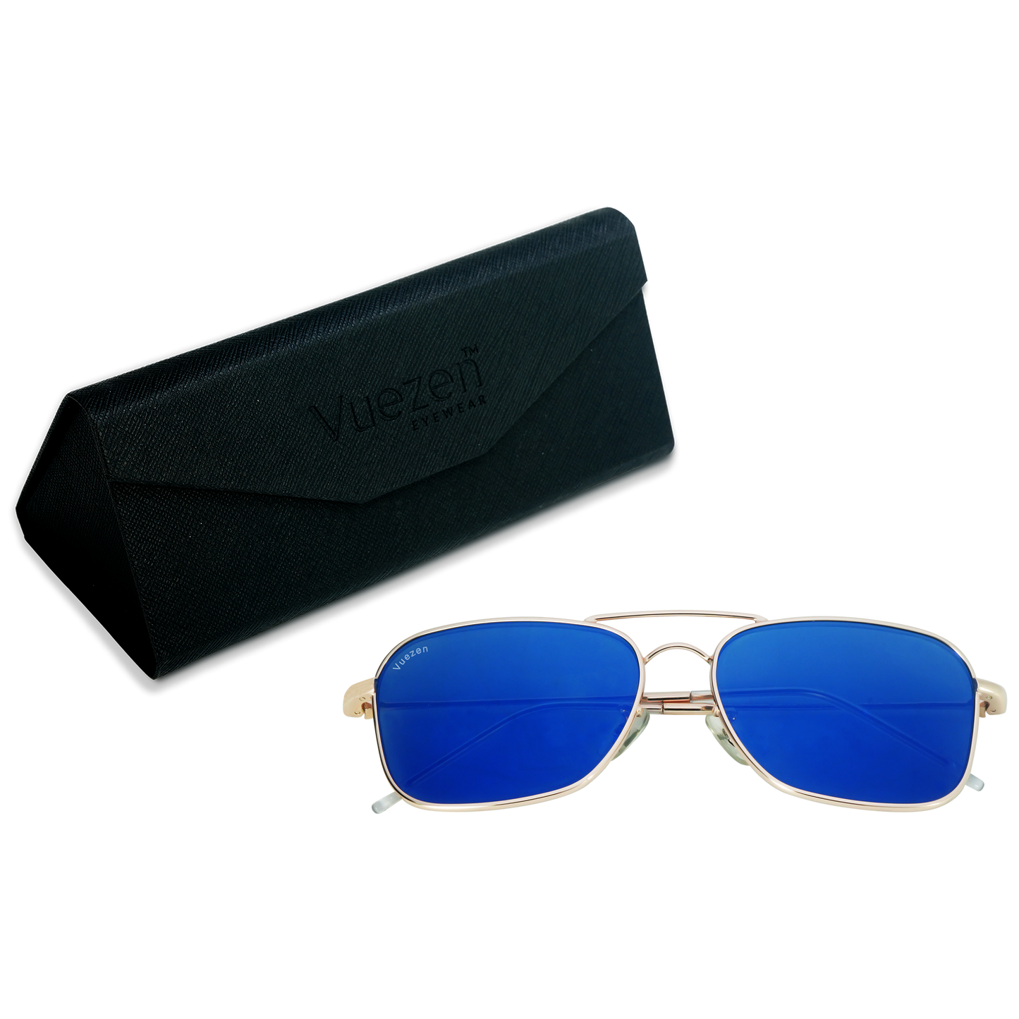 Vuezen | Rectangular Polarized Sunglasses for Unisex 0102
