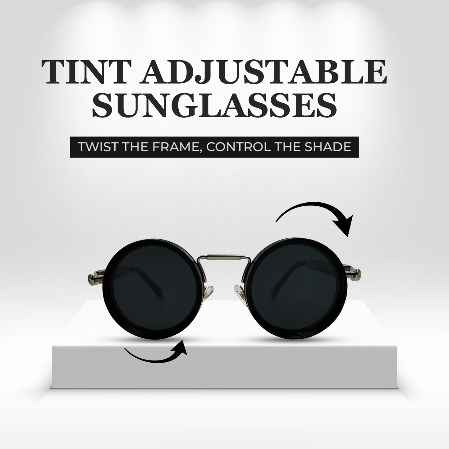 Unisex Polarized Adjustable Tint Sunglasses