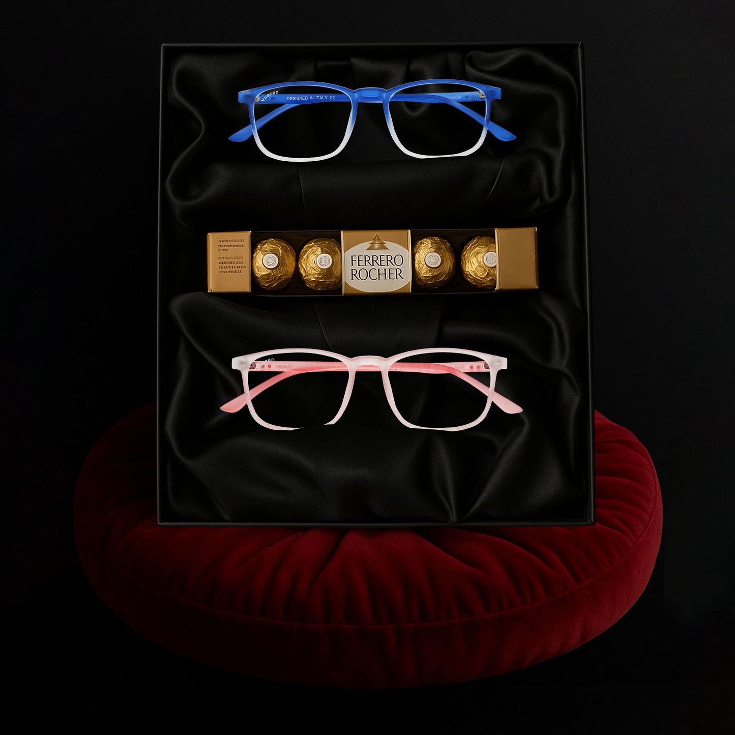 Dark Blue & Pink