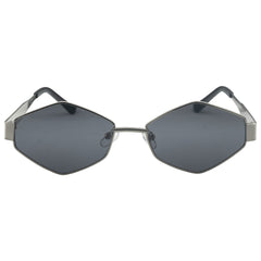 Vuezen Hexa 600 Unisex Hexagonal Sunglasses – Lightweight Metal Frame, Trendy Design