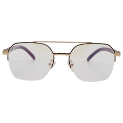 Half Rim Metal Frame Glasses