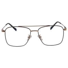 Full Rim Rectangle Metal Frame Glasses
