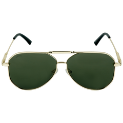 Golden Aviator Polarized Sunglasses for Men