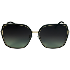 Cut Rom Square Sunglasses for Women – HD Lens, Stainless Steel Frame