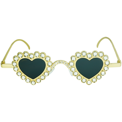 Vuezen Heartis – Heart-Shaped Full Rim Sunglasses for Women