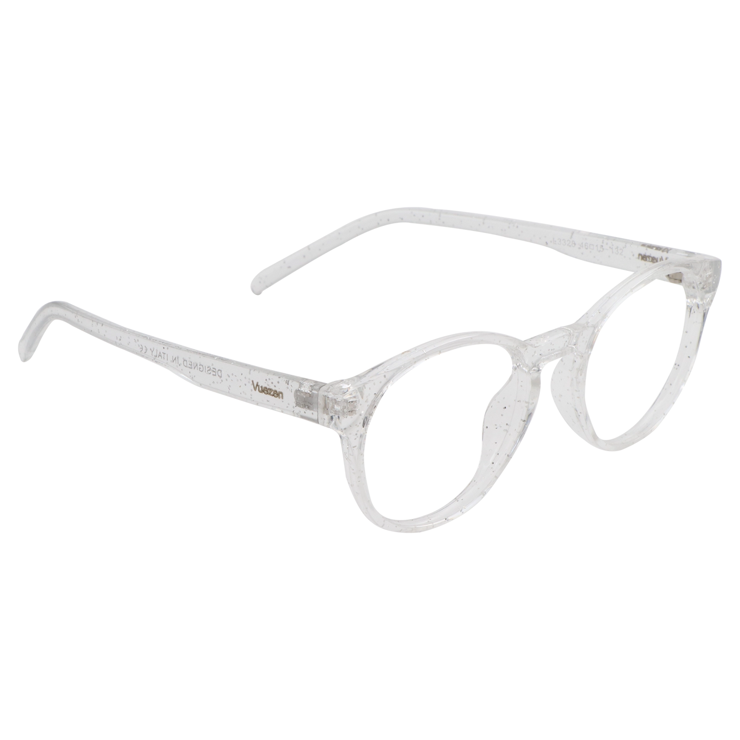 Transparent Full Rim Round Eye Glasses For Kids