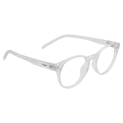 Transparent Full Rim Round Eye Glasses For Kids