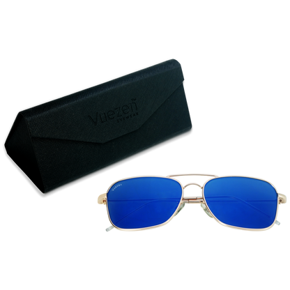 Vuezen | Rectangular Polarized Sunglasses for Unisex